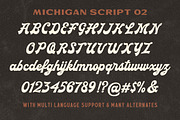 MIchigan - Font Collection, a Script Font by Letterhend Studio (Thumbnail 9 of 9)