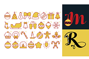 Hello Christmas + icon set, a Script Font by Zetafonts (Thumbnail 4 of 8)