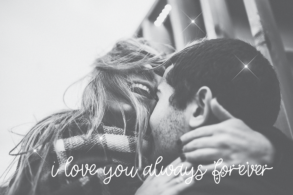 LIGHTS a Sparkling Script, a Script Font by Blush Font Co. (Photo 6 of 6)