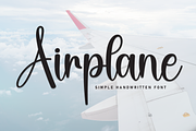 Airplane | Script Font, a Handwritten Font by Scratchones (Thumbnail 1 of 8)