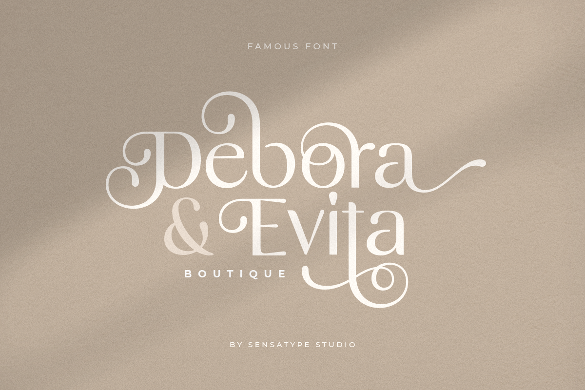 Famous - Modern Feminine Beauty Font, a Sans Serif Font by Sensatype (Photo 7 of 33)