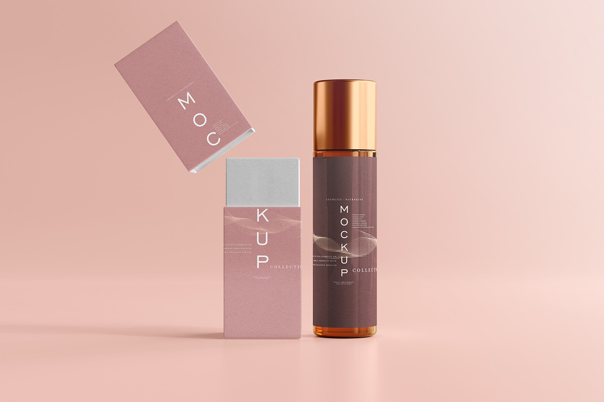 390+ Cosmetic Branding Mockup Scenes, a Cups & Container Mockup by pmvch (Photo 270 of 367)