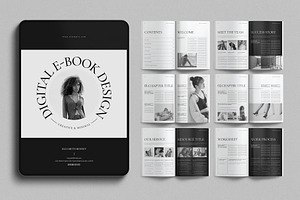 Digital Ebook Template, a Brochure Template by E-Type