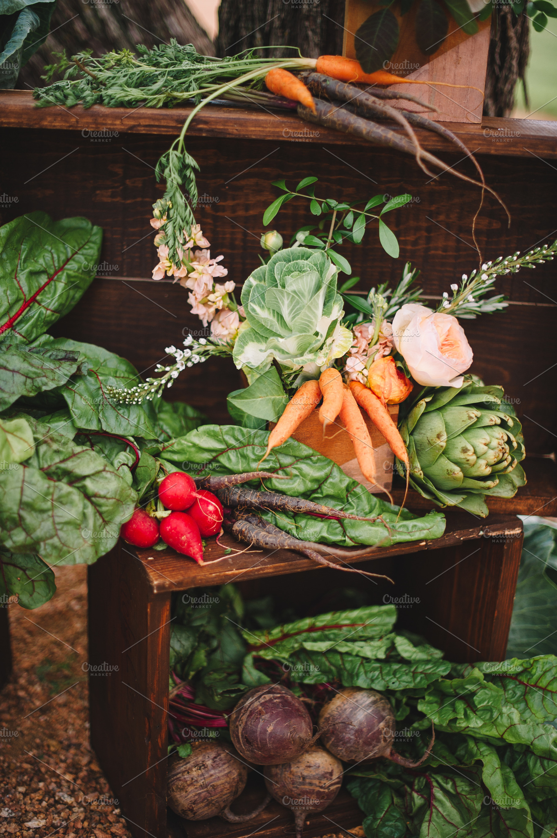 Farm Fresh Vegetables & Flowers, a Food & Drink Photo by Nine Photography