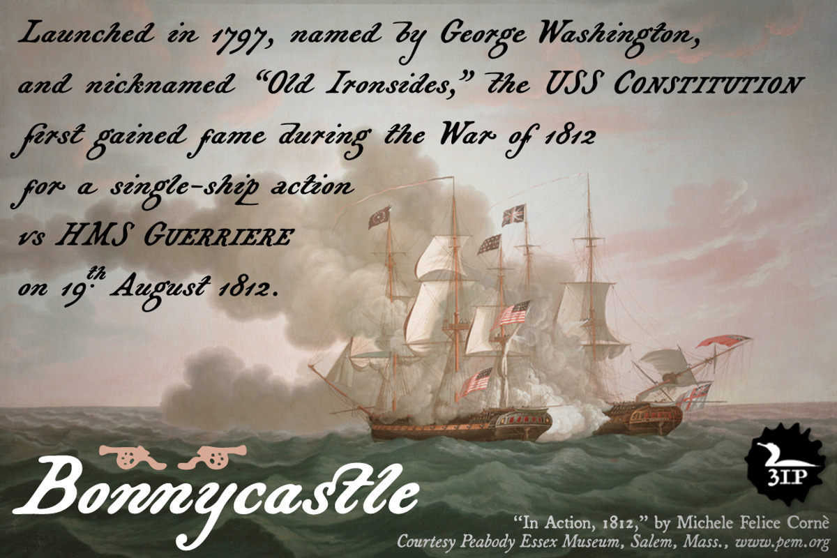 Bonnycastle, a vintage titling font