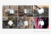 Enamel Mug on Scenes Mock-up, a Cups & Container Mockup by Branda Keeps (Thumbnail 3 of 16)