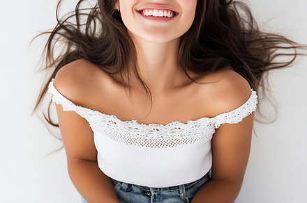 Young woman enjoying a bright moment, a Person Photo by Beautiful things