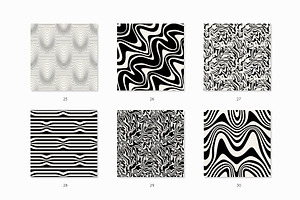 Wavy Seamless Patterns Collection