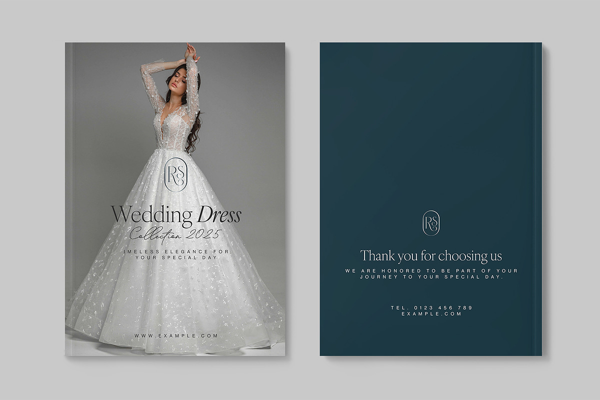 Wedding Dress Catalog Template, a Brochure Template by BrandPacks (Photo 4 of 5)