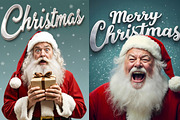 10 Funny Pose Santa Claus Photos, a Holiday Photo by PixelsDesign (Thumbnail 6 of 6)