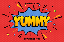 Yummy - Modern Kids Font