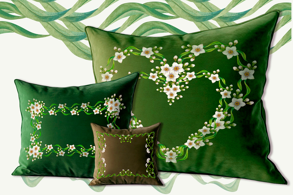 Floral frames, botanical watercolor, a Decorative Illustration by EL_SUHOVA (Photo 9 of 15)