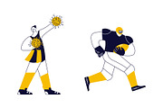 Competitive Sport Players Pack, an Illustration by Lucky Shop (Thumbnail 6 of 12)