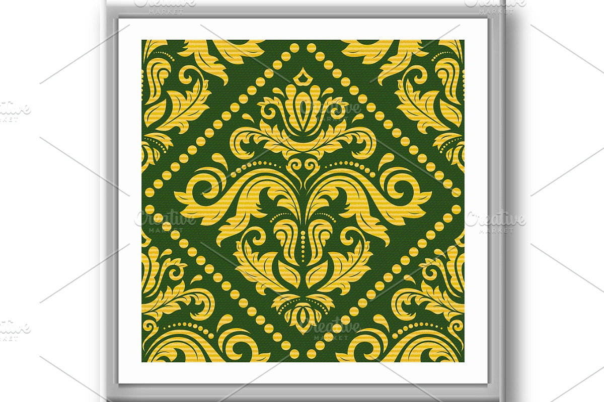 Seamless Vector Wallpaper in the, a Decorative Illustration by FineArtStudio (Photo 3 of 3)