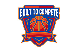 Built to Compete Basketball T-Shirt, an Object Graphic by abu67222