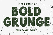 Bold Grunge Vintage Font