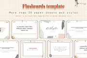 Vintage Flashcard Template, a Card Template by The Tran Studio (Thumbnail 2 of 4)