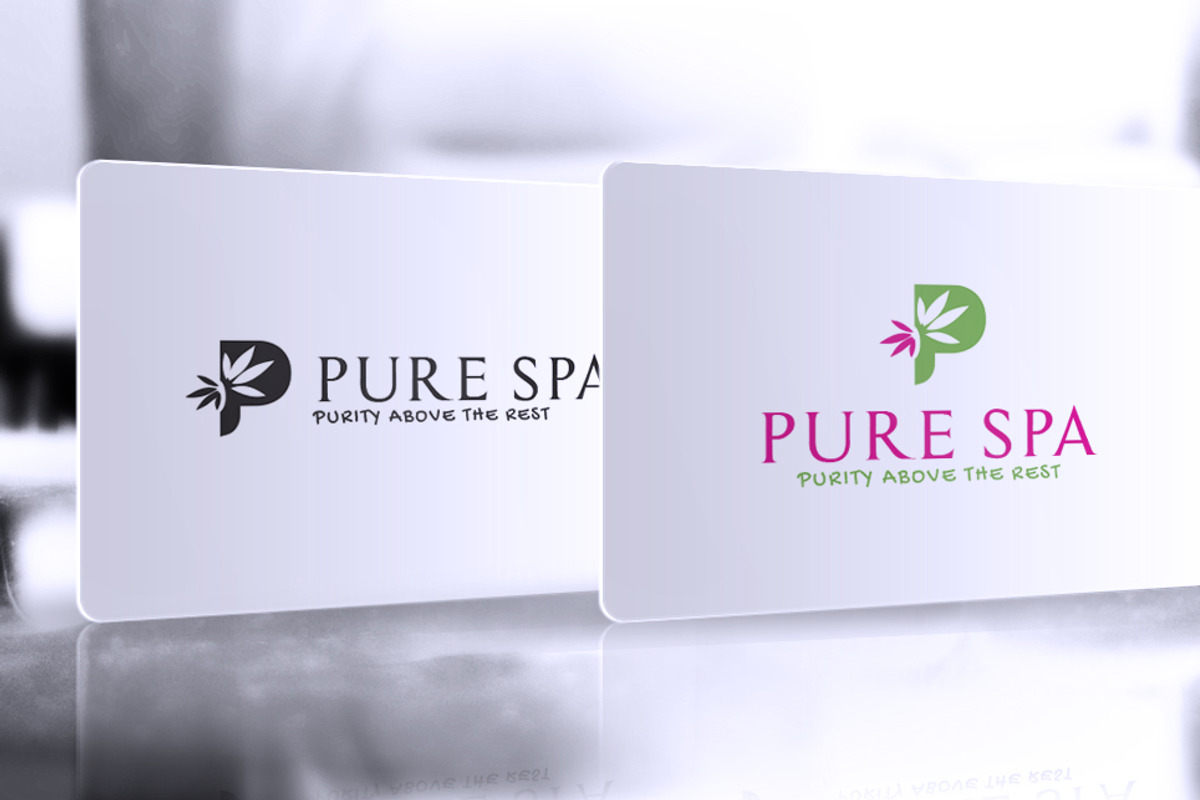 Pure Spa Logo Template, a Branding & Logo Template by GladicMonster (Photo 2 of 6)