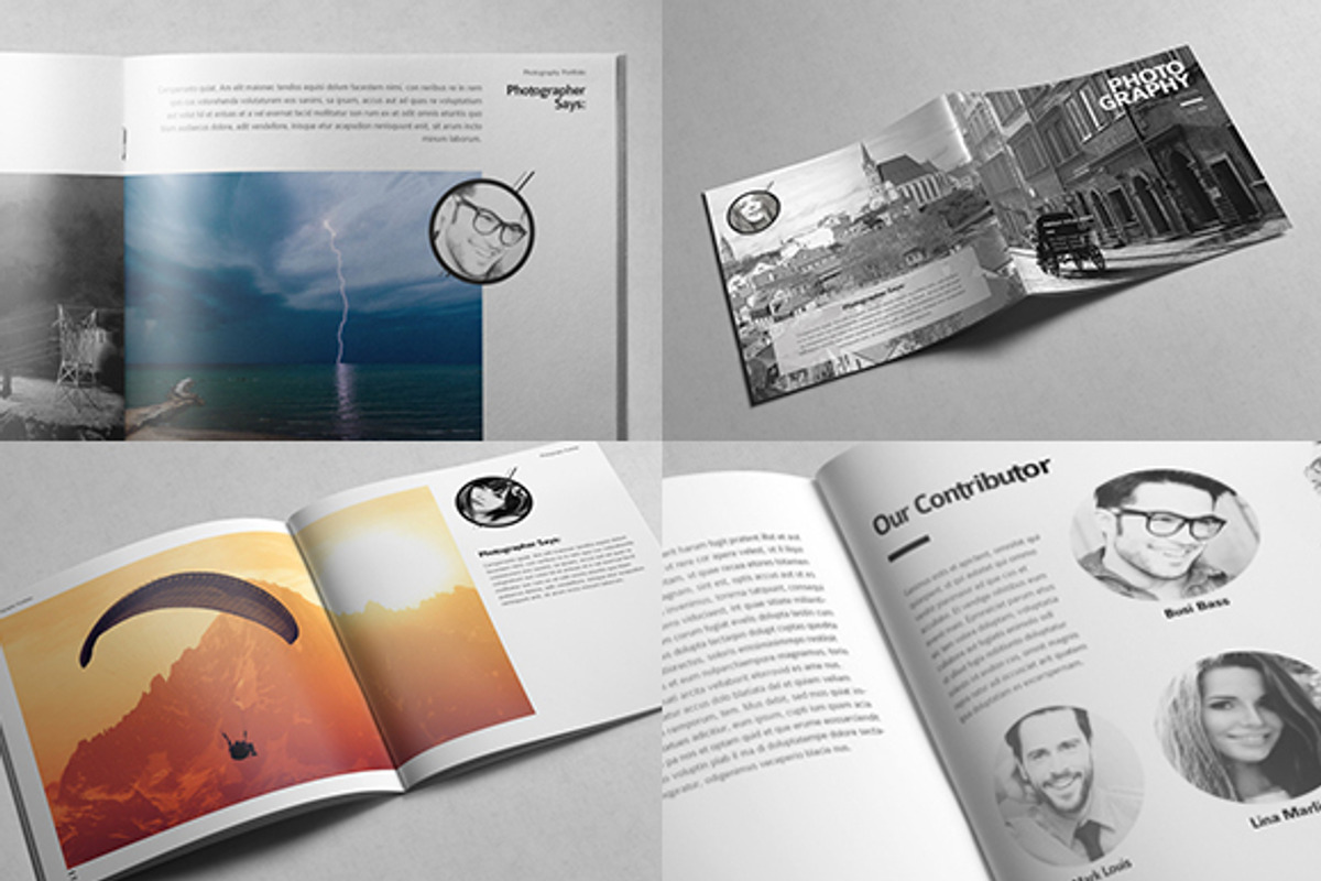 Square Portfolio Template, a Brochure Template by Thirtypath Studio (Photo 2 of 5)