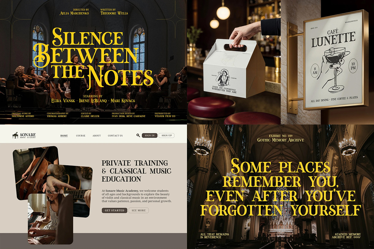 Elegant Serif – 8 Font Bundle, a Serif Font by Brand Earth (Photo 9 of 10)