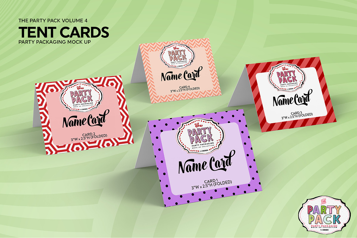 Vol.4 Party Packaging MockUps, a Product Mockup by INCDesign (Photo 4 of 18)