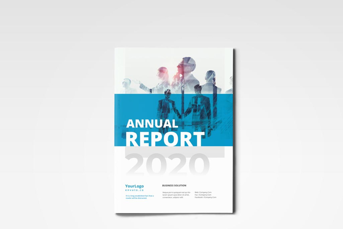 Annual Report Brochure, a Brochure Template by New Lines (Photo 1 of 14)