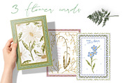 Soft flowers graphic collection, a Decorative Illustration by Yelloo Fish (Thumbnail 4 of 16)