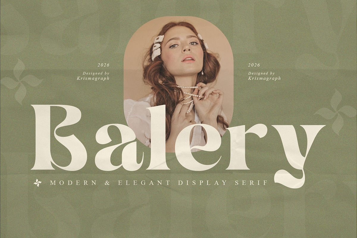 Balery – Modern & Elegant Serif, a Serif Font by Krismagraph (Photo 1 of 10)