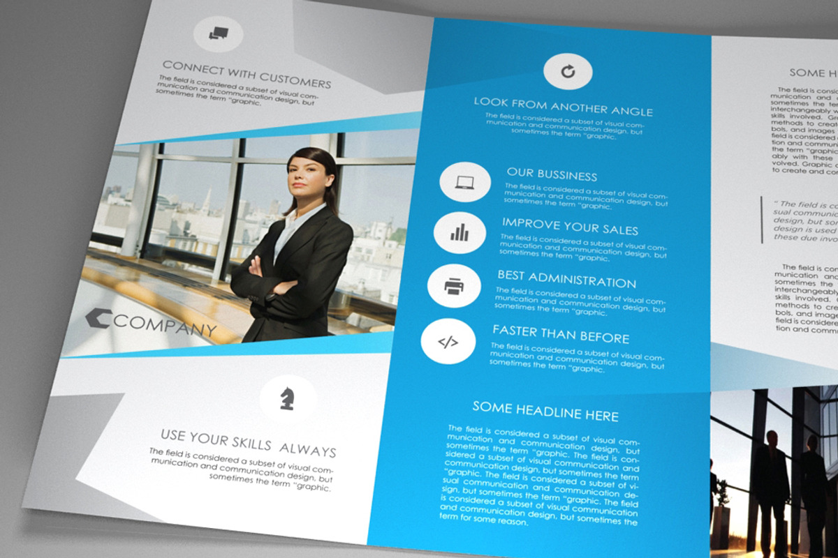 Indesign Brochure Triangle, a Brochure Template by RudanStudio (Photo 5 of 6)
