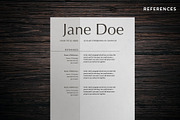 Chic Resume Template, a Resume Template by Templates by Maggie (Thumbnail 4 of 4)