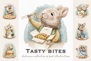 Tasty bites, an Animal Illustration by Mimomy