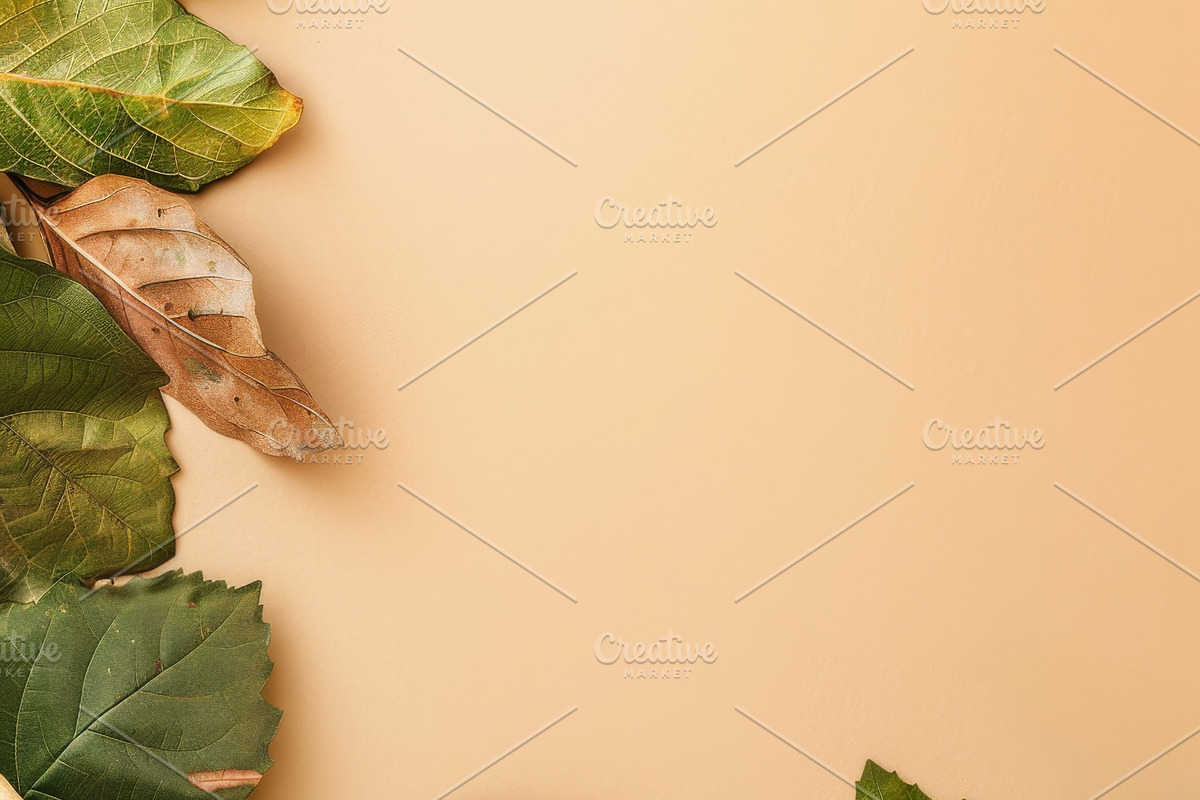 99 Frames of green leaves, a Nature Photo by Handmadefont (Photo 8 of 100)