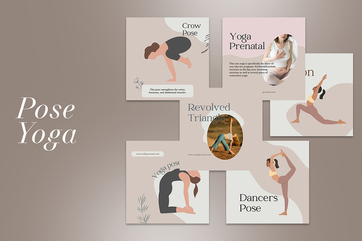Yoga Instagram | CANVA Template, a Social Media Template by Azruca (Photo 7 of 17)