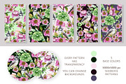 Hellebore Floral Seamless Pattern, a Decorative Illustration by AnitaPol (Thumbnail 12 of 12)