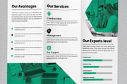 Tri- fold business brochure, a Brochure Template by MightyDesign (Thumbnail 2 of 7)