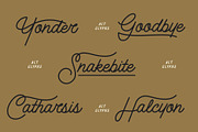 Bite the Bullet Typeface, a Handwritten Font by Yeahright Type (Thumbnail 3 of 3)