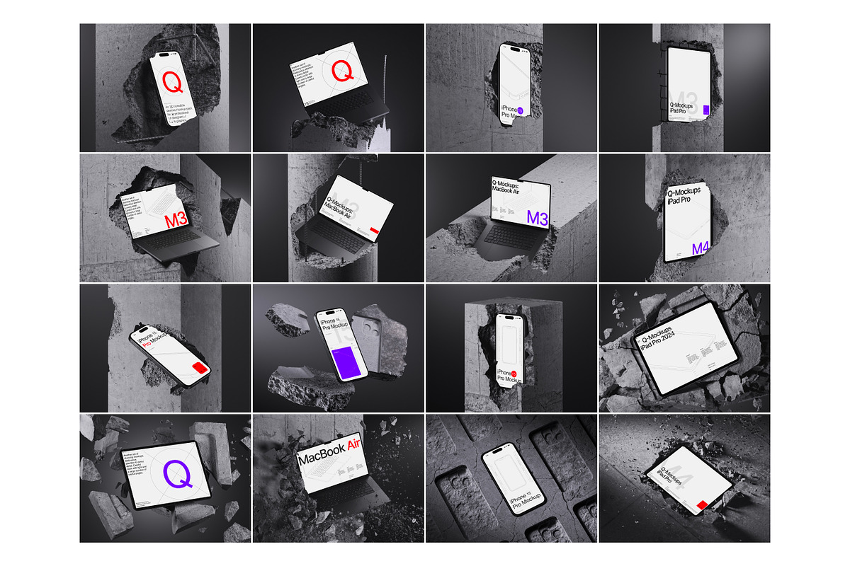 Q-Mockups: Apple Devices, an iPhone Mockup by ls.graphics (Photo 2 of 9)