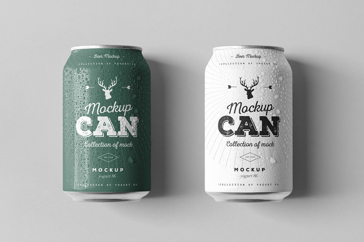 Can Mock-up 6, a Cups & Container Mockup by Yogurt86 (Photo 2 of 9)