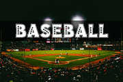 Baseball Slab Outline Font, a Slab Serif Font by vladocar (Thumbnail 7 of 8)