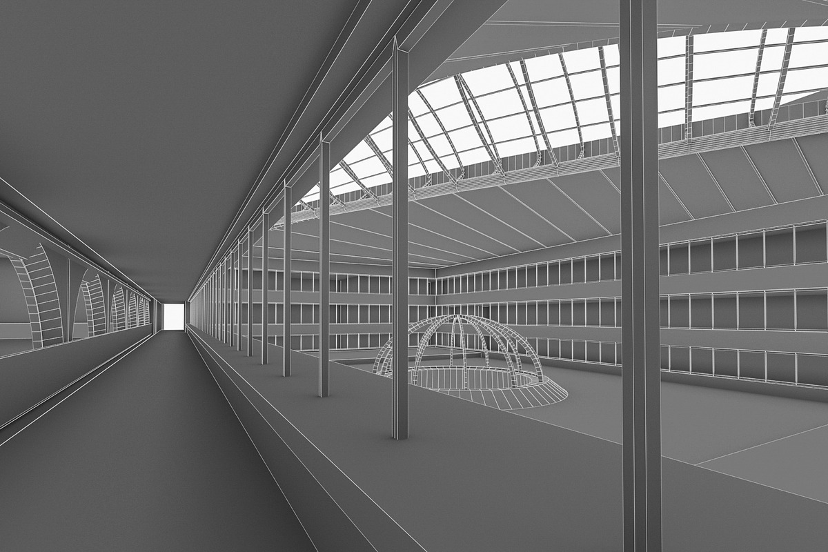 Public Hall Interior, an Architecture 3D Model by 3DNUTS (Photo 13 of 13)