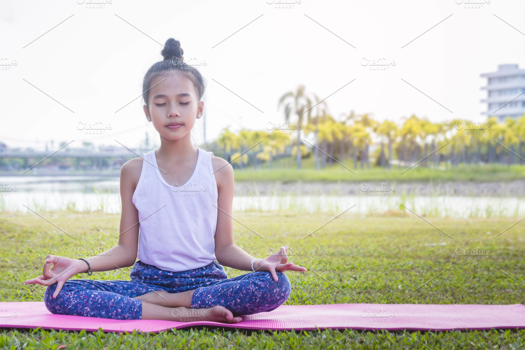 Yoga meditation and health containing active, activity, and adorable, a Person Photo by Lady-Vintage