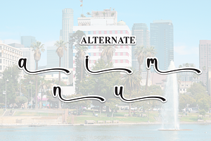 California Script Font