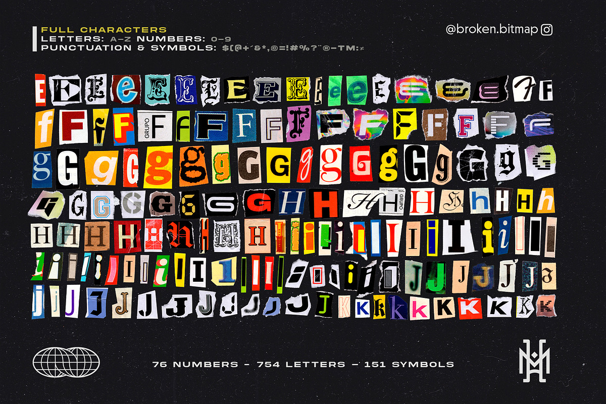 Ransom Letter PNG Asset Pack - 3GB, a Graphic by Broken Bitmap