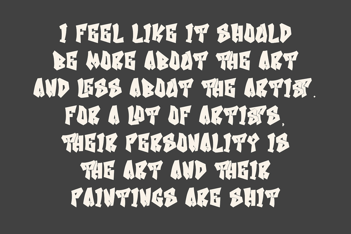 Llestast Graffiti Display Font, a Handwritten Font by Maulana Creative (Photo 7 of 7)