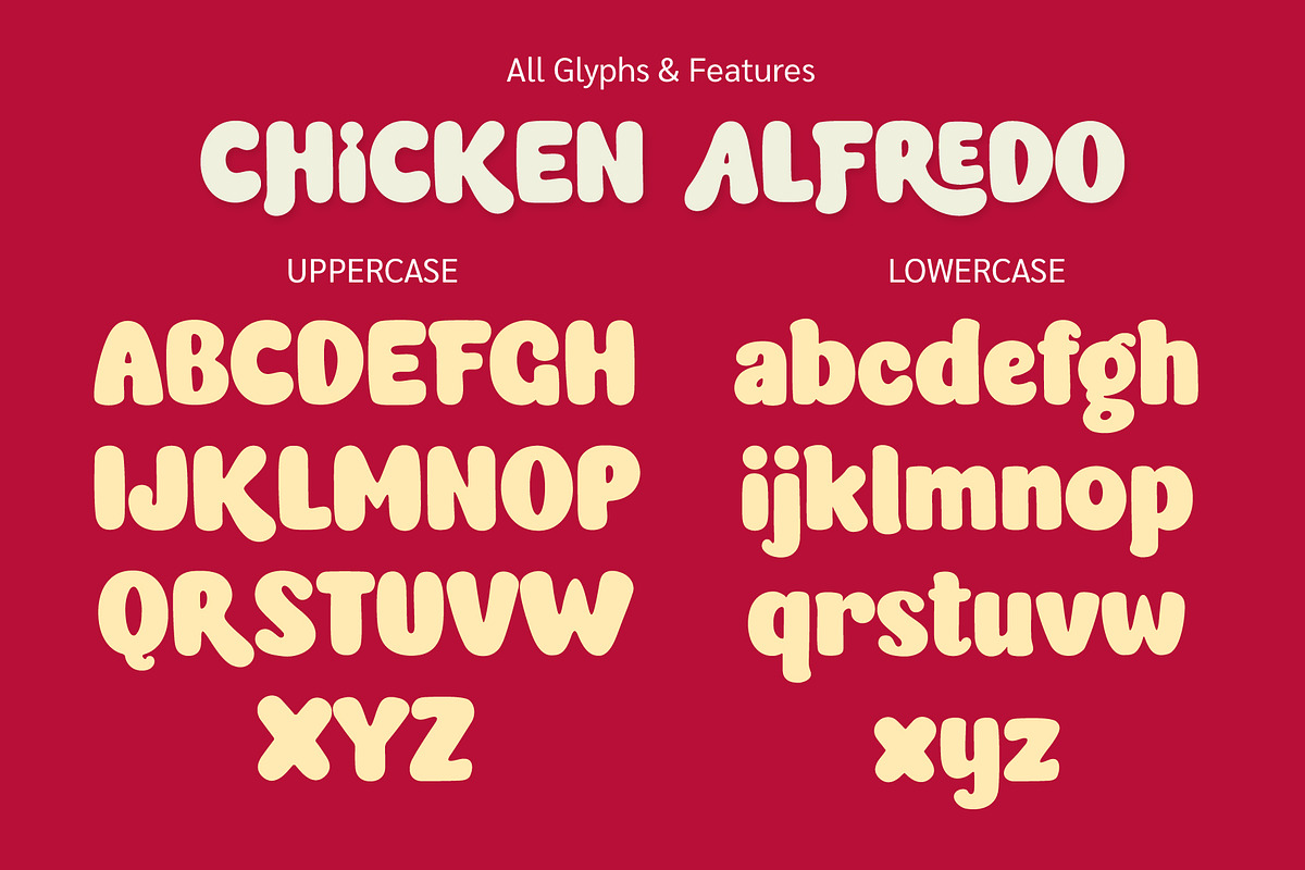Chicken Alfredo, a Blackletter Font by BBtypeStudios (Photo 9 of 13)