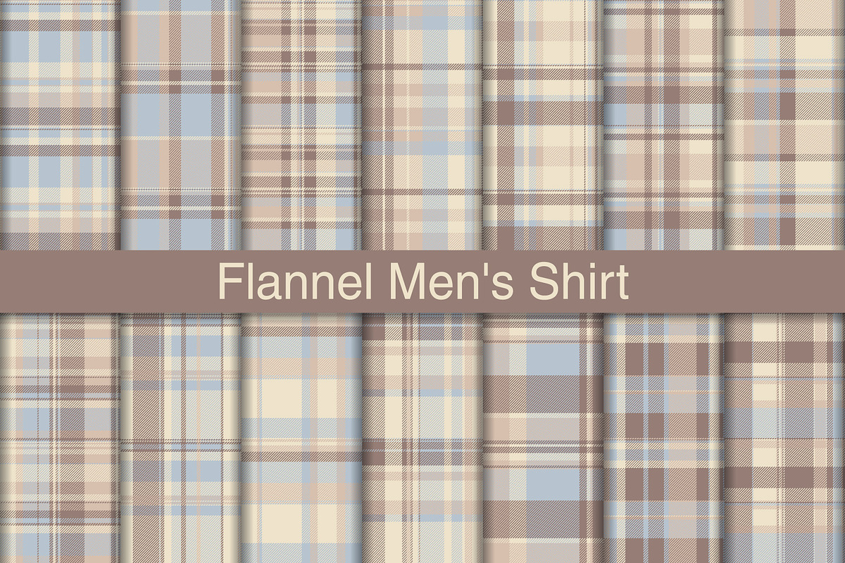 #167 Flannel Men's Shirt, a Pattern Graphic by Plaid4You (Photo 1 of 5)