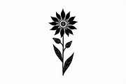 Floral Outline Vector Pack, an Illustration by yasushie (Thumbnail 19 of 21)