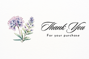 Watercolor Alpine Flowers Clipart, a Decorative Illustration by New-School-Wave (Thumbnail 5 of 6)
