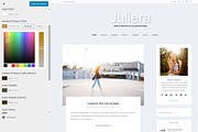 Juliera - Wordpress Theme Feminine, a WordPress Template by CreativeBurger (Thumbnail 2 of 2)