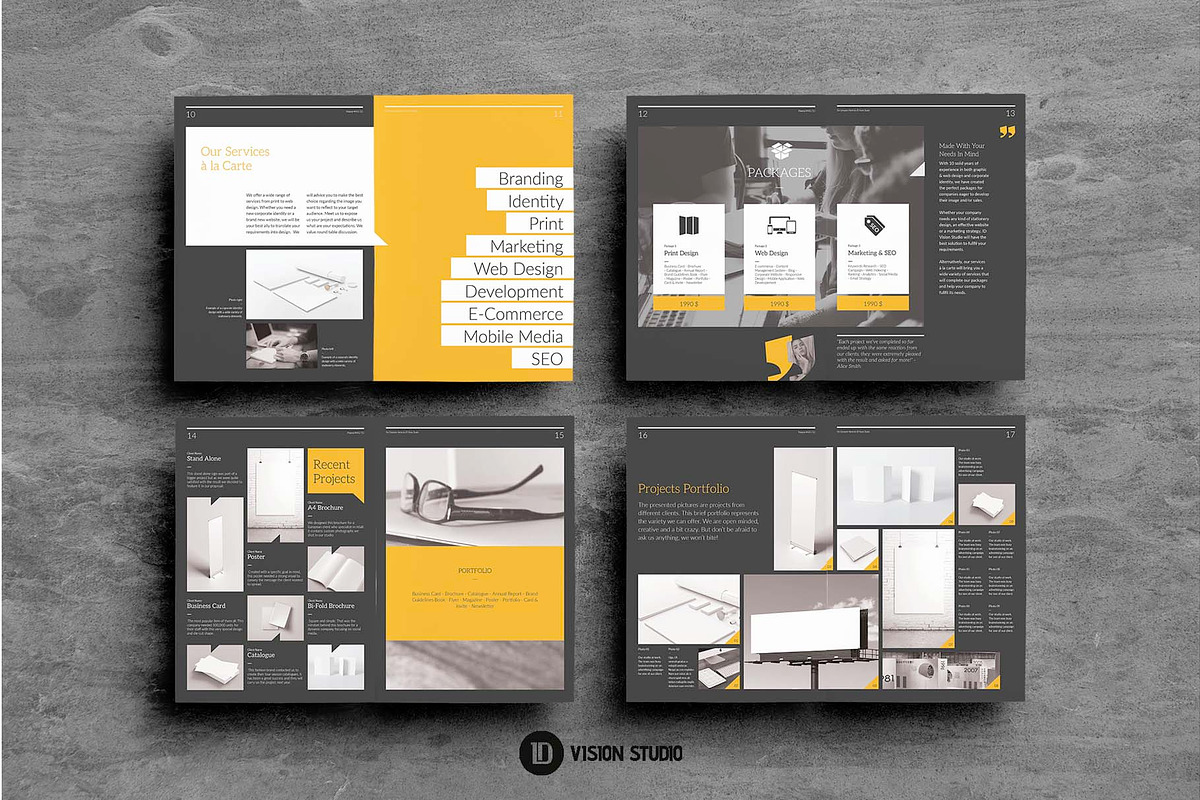 Agency Proposal Canva InDesign, a Brochure Template by ID Vision Studio (Photo 10 of 16)
